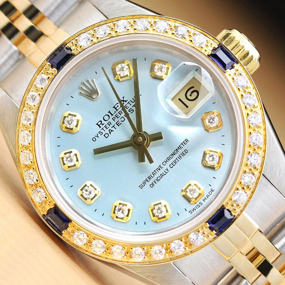 Rolex Ladies Two-Tone 18k Gold Datejust Watch! Wow!!